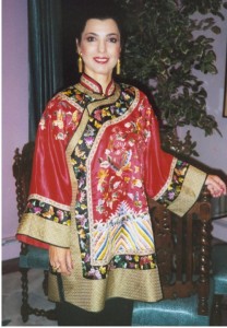 1995- Talia at her graduating ceremony of Cultural Exchange in Hungzhou